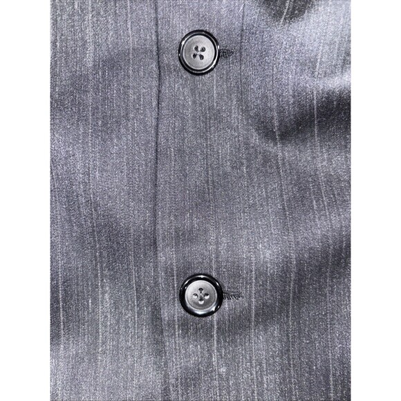 Brioni Vintage Bangkok Gray Pin Stripe Jacket Men 42/43L? 2B See Photos - Picture 13 of 16